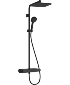 Hansgrohe dušas sistēma ar termostatu Activera Q 290 1jet EcoSmart ShowerTablet Select 360 Varia, matēta melna Dušas un komplekti