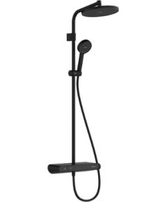 Hansgrohe dušas sistēma ar termostatu Activera S 240 1jet EcoSmart ShowerTablet Select 360 Varia, matēta melna Dušas un komplekti