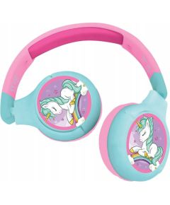 Lexibook Austiņas Unicorn 2 in 1 Bluetooth® and Wired comfort foldable Headphones with kids safe volume Наушники