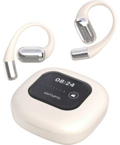 Austiņas  4smarts Open-Ear Bluetooth Kopfhörer SkyBuds AI Screen, beige Austiņas