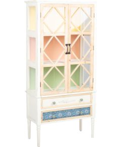 Display cabinet  BIANCA 78x35xH162cm, antique white Новинки Для дома и сада 