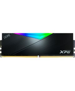 ADATA DDR5 16GB - 6400 - CL -32 -Single-Kit - DIMM - AX5U6400C3216G-CLARBK, Lancer RGB, XMP, black RAM Operatīvā atmiņa