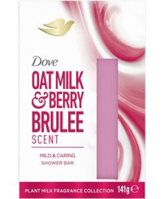 Dove Shower Bar Oat Milk ( Ovesné mléko a Berry Bruleé ) - Krémová tableta 141.0g Smaržas - NESAKĀRTOTS