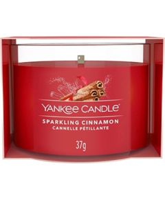 Yankee Candle Sparkling Cinnamon ( třpytivá skořice ) - Votivní svíčka ve skle 37.0g Smaržas - NESAKĀRTOTS