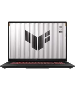 Notebook ASUS TUF FA808UP-S9007W CPU AMD RyzenT 7 260 3.8 GHz 18 " 2560 x 1600 pixels RAM 32 GB DDR5-SDRAM SSD 1000 GB Discrete graphics NVIDIA GeForce RTX 5070 8 GB On-board graphics Yes Numeric keypad Yes OS installed Windows 11 Home Colour Grey Weight  Portatīvie datori