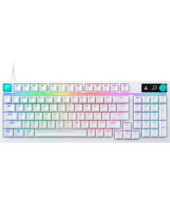 LOGITECH G316 X 98 Wired Gaming Keyboard - WHITE - US INT'L - USB - EMEA28i - 935 - TACTILE Klaviatūras