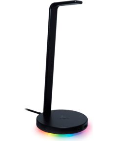 Razer Base Station V2 Chroma, Black, 2 x USB 3.1 ports, 1 x 3.5mm combo port with built-in DAC, 7.1 surround sound, Razer Chroma™ RGB, Aluminum construction, Anti-slip base Jaunumi - Datori