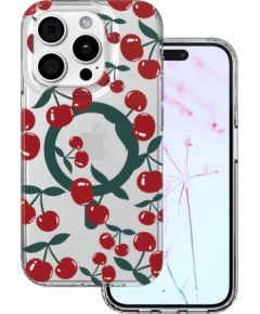 Mocco Cherry Mag Back Case Aizmugurējais apvalks priekš Apple iPhone 14 Pro Neoriģinālie Maciņi