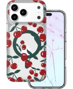 Mocco Cherry Mag Back Case Aizmugurējais apvalks priekš Apple iPhone 17 Pro Max Neoriģinālie Maciņi