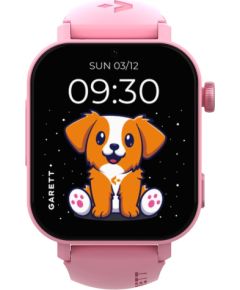 Išmanusis laikrodis vaikams su lietuvišku meniu Garett Kids Rel 4G Pink Rokas pulksteņi 