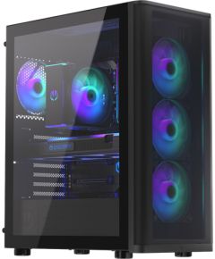 ENDORFY Ventum 400 ARGB (black, tempered glass) Datoru korpusi