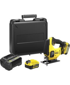 Figūrzāģis ar akumulatoru Stanley SFMCS600M2K-QW; 18 V; 2x4,0 Ah akum. Лобзиковые пилы