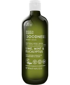 Baylis & Harding Goodness Awaken Natural Body Wash ( Limetka, Máta & Eukalyptus ) - Sprchový gel 500ml Smaržas - NESAKĀRTOTS