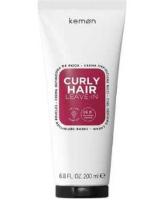 Kemon Curly Hair Leave-In Conditioner - Bezoplachový kondicionér pro kudrnaté vlasy 200ml Matu kopšana
