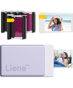 Liene Pearl N200 Pro 2x3" Portable Photo Printer Kit (Purple) Фото принтер