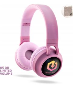 Austiņas PowerLocus Bluetooth Headphones Buddy Kids Pink Jaunumi - Datori