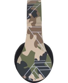 Austiņas PowerLocus Bluetooth Headphones P2 Kids Camouflage Jaunumi - Datori