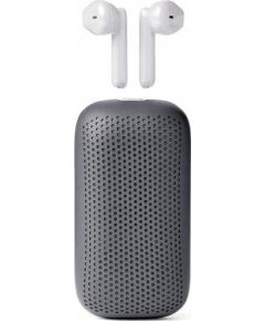 Austiņas Lexon Speakerbuds Wireless Bluetooth Speaker Headphones Gray/Grey LA127G Jaunumi - Datori
