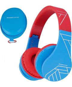 Austiņas PowerLocus Bluetooth Headphones P1 Blue-Red Jaunumi - Datori