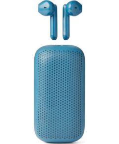 Austiņas Lexon Speakerbuds Wireless Bluetooth Speaker Headphones Blue/Blue LA127B Jaunumi - Datori