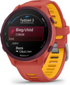 Garmin   Forerunner 170 Music, Red Pink with Red Pink/Mango Band Smart-Watch Умные часы