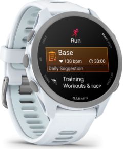 Garmin   Forerunner 170 Music, Whitestone with Whitestone/Cloud Blue Band Smart-Watch Умные часы