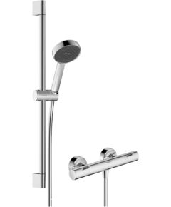 Hansgrohe Ecostat Fine termostata un Activera Select S 95 2 jet EcoSmart dušaskomplekts, hroms - gab.  Смесители для душа / Душевые системы