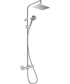 Hansgrohe Vernis Shape 230 1jet EcoSmart dušas sistēma ar termostatu, hroms - gab. Dušas un komplekti