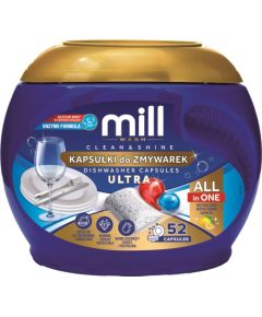 MILL CLEAN&SHINE Ultra 52 Dishwasher Capsules, 3kg Очистка и химические вещества
