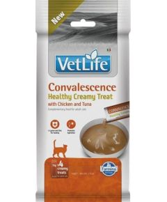 FARMINA VET LIFE CAT CONVALESCENCE CREAMY TREAT WITH CHICKEN & TUNA 60gr Kaķu konservi