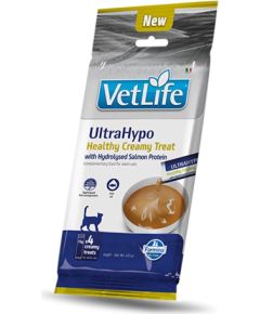 FARMINA VET LIFE CAT ULTRAHYPO CREAMY TREAT WITH HYDROLYSED SALMON PROTEIN 60gr Kaķu konservi
