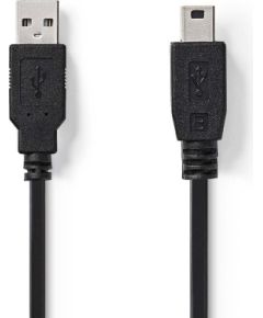 Nedis USB 2.0 kabelis | A Male - Mini 5-pin Male | 2,0 m | Black Дата USB-кабели