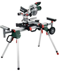 Leņķzāģis Metabo KGS 254 M; 1450 W (galds ar riteņiem) Lentzāģi