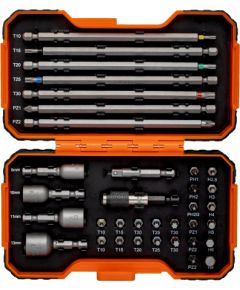 Skrūvgriežu uzgaļu komplekts Bahco 59/S35BC; 35 gab. Аксессуары для дрелей