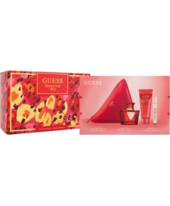 Guess Seductive Red Dárková sada EDT 75 ml, tělové mléko 100 ml, miniaturka EDT 15 ml a kosmetická taštička 75ml Dāvanu komplekti