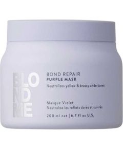 Schwarzkopf BlondMe Bond Repair Purple Mask - Neutralizing mask for blonde hair 500ml Уход за волосами