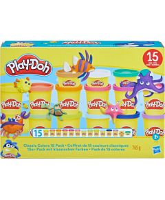 PLAY-DOH Plastilīns Klasiskās krāsas, 15 gab. Radošās rotaļlietas