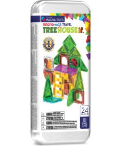 MAGNA-TILES Набор Микромагс компакт "Treehouse", 24 деталей Конструкторы