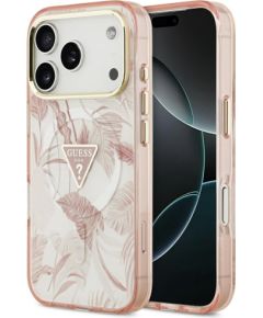 Guess Jungle Tonal Triangle MagSafe Case Aizsargapvalks priek Apple iPhone 17 Pro Max Neoriģinālie Maciņi