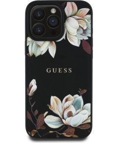 Guess PU Grained Magnolia MagSafe Maciņš priekš Apple iPhone 16 Pro Neoriģinālie Maciņi