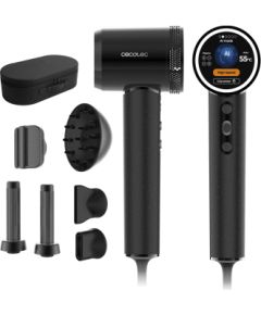 Cecotec Hair Dryer DryGlam Waves i-Sensor Pro 1600 W Number of temperature settings 4 Ionic function Black Diffuser nozzle Matu fēni