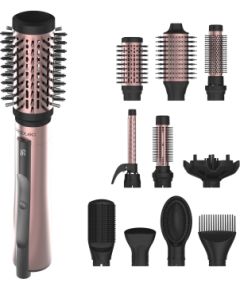 Cecotec Air Brush CeramicCare 10in1 AirBrush Ion conditioning Number of heating levels 3 1200 W Black/Pink Matu veidotāji