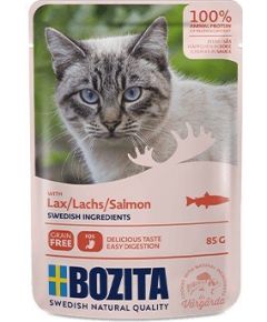 Bozita Pouch HiS Salmon  85g Консервы кошек