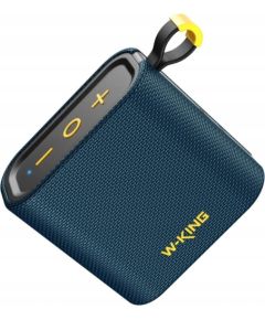 Głośnik bezprzewodowy Bluetooth W-KING D2 niebieski Bezvadu skaļruņi