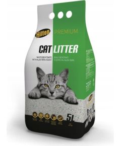 HILTON Premium White Bentonite with Aloe Vera Scent - Cat Litter - 5l Kaķu pakaiši