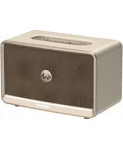 Głośnik bezprzewodowy Bluetooth W-KING H330 kremowy Bezvadu skaļruņi