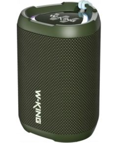 Głośnik bezprzewodowy Bluetooth W-KING D110 zielony Bezvadu skaļruņi