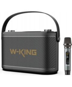 Głośnik bezprzewodowy Bluetooth W-KING H10s czarny Bezvadu skaļruņi