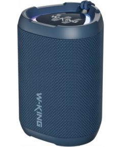 Głośnik bezprzewodowy Bluetooth W-KING D110 niebieski Bezvadu skaļruņi