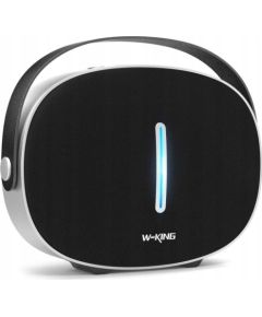 Głośnik bezprzewodowy Bluetooth W-KING T8II czarny Bezvadu skaļruņi